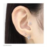 軟骨ピアス 花星フラワースタージュエルジルコニア小さめプチ ボディピアス | ボディピアス専門店凛RIN | 詳細画像5