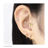 軟骨ピアス 花星フラワースタージュエルジルコニア小さめプチ ボディピアス | ボディピアス専門店凛RIN | 詳細画像6