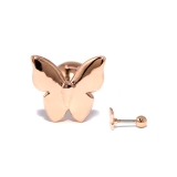 ピンクゴールド | ボディピアス 蝶々バタフライ 蝶パピヨン | ボディピアス専門店凛RIN