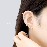 軟骨ピアス ムーンジュエル三日月キュービックジルコニア華やか ボディピアス | ボディピアス専門店凛RIN | 詳細画像4