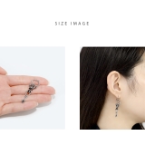 チャーム 骸骨スカルシルバーかっこいいハロウィン ボディピアス | ボディピアス専門店凛RIN | 詳細画像6