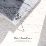 ステンレスピアス クロスチャーム十字架十字 リングピアス | ボディピアス専門店凛RIN | 詳細画像2