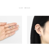 軟骨ピアス 宇宙星スターコスモキュービックジルコニアキラキラ個性的 ボディピアス | ボディピアス専門店凛RIN | 詳細画像7 