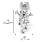 軟骨ピアス 16G カエル | ボディピアス専門店凛RIN | 詳細画像10 