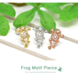 軟骨ピアス 16G カエル | ボディピアス専門店凛RIN | 詳細画像2 