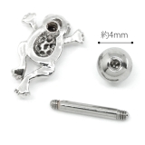 軟骨ピアス 16G カエル | ボディピアス専門店凛RIN | 詳細画像9 