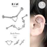 ボディピアス 軟骨ピアス 16G | ボディピアス専門店凛RIN | 詳細画像1