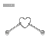 ハートB | ボディピアス 軟骨ピアス 16G | ボディピアス専門店凛RIN