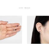 軟骨ピアス ネコサカナ猫魚かわいいねこ魚の骨シルエット ボディピアス | ボディピアス専門店凛RIN | 詳細画像8 