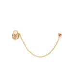 ゴールド | 軟骨ピアス かわいい 16G | ボディピアス専門店凛RIN