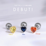 軟骨ピアス ハートジュエル推し活カラフルカラー小ぶり小さめかわいい ボディピアス | ボディピアス専門店凛RIN | 詳細画像2 