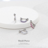 軟骨ピアス ジュエルスタイリッシュ 上品キュービックジルコニア | ボディピアス専門店凛RIN | 詳細画像2