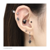 軟骨ピアス 宇宙飛行士宇宙コスモ宇宙服ユニークかわいい個性派 ボディピアス | ボディピアス専門店凛RIN | 詳細画像5 