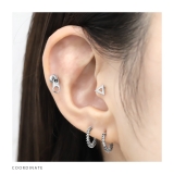 軟骨ピアス コイル巻きシルバーステンレスクールスタイリッシュ ボディピアス | ボディピアス専門店凛RIN | 詳細画像5 