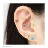 軟骨ピアス お花ジュエルフラワービジューきらきらカラフルかわいい ボディピアス | ボディピアス専門店凛RIN | 詳細画像5
