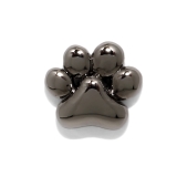 ブラック | 軟骨ピアス かわいい肉球にくきゅう犬猫アニマル ボディピアス | ボディピアス専門店凛RIN