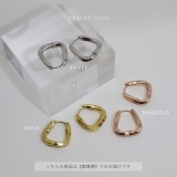 ピアス フープリングピアスツイスト大人かわいい上品 アクセサリー | ボディピアス専門店凛RIN | 詳細画像15