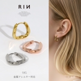 軟骨ピアス フープリングピアスツイスト大人かわいい上品オールサージカルステンレス… | ボディピアス専門店凛RIN | 詳細画像1 