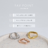 軟骨ピアス フープリングピアスツイスト大人かわいい上品オールサージカルステンレス… | ボディピアス専門店凛RIN | 詳細画像3 