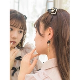 ハートパールチャーム付きリボンクリップSET | ROJITA | 詳細画像12
