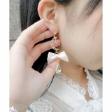クリスタルムーンリボンピアス | ROJITA | 詳細画像2