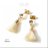 ホワイト | ミニ タッセル ジルコニア | SEMSアクセサリー