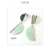 グリーン | ニッケルフリー 半円 モチーフ | SEMSアクセサリー