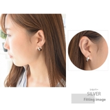 ひねり フープ ピアス | SEMSアクセサリー | 詳細画像4 