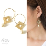 コットンパール 透かし フープ | SEMSアクセサリー | 詳細画像1 