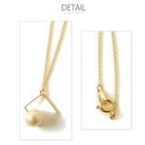 コットンパール スクエア ネックレス | SEMSアクセサリー | 詳細画像6 