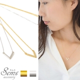 小ぶり V字型 ネックレス | SEMSアクセサリー | 詳細画像1