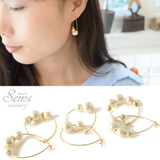 シンプル しずく フープ | SEMSアクセサリー | 詳細画像1 