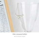 ホワイト コットンパール ネックレス | SEMSアクセサリー | 詳細画像4 