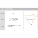 小ぶり V字型 ネックレス | SEMSアクセサリー | 詳細画像9