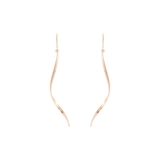 K14GF×メッキ | K14GF ウェーブピアス | Samantha Tiara