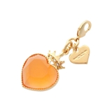 オレンジ | プチカラーコレクション ハートティアラファスナーチャーム | Samantha Thavasa Petit Choice