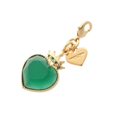 グリーン | プチカラーコレクション ハートティアラファスナーチャーム | Samantha Thavasa Petit Choice