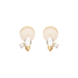 SILVER YGメッキ | ストーンドロップ イヤリング | Samantha Tiara