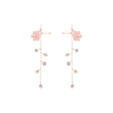 K10 PG | K10 PG ピンクシェルフラワーピアス | Samantha Tiara