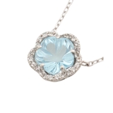 「オンライン限定」K10WG カラフルフラワー ネックレス | Samantha Tiara | 詳細画像1