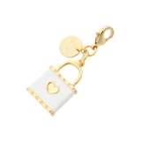 ホワイト | ハートロックファスナーチャーム | Samantha Thavasa Petit Choice