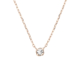 K18 SPG(PG) | K18 SPG 一粒ダイヤモンドネックレス(小) | Samantha Tiara