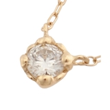 K18 YG 一粒ダイヤモンドネックレス(中) | Samantha Tiara | 詳細画像1 