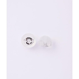 K18 WG | K10 WG ピアスパーツ入りシリコンキャッチ | Samantha Tiara