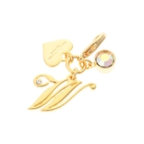 ゴールド | シンプルイニシャル ファスナーチャーム Ｗ | Samantha Thavasa Petit Choice