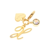ゴールド | シンプルイニシャル ファスナーチャーム Ｘ | Samantha Thavasa Petit Choice