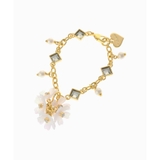 ホワイト | フラワーパール バッグチャーム | Samantha Thavasa Petit Choice