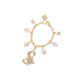 ゴールド | パールイニシャルチャーム(S) | & chouette