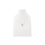 K18 SPG フラワーレターズイニシャルネックレス 小 (E) | Samantha Tiara | 詳細画像4 