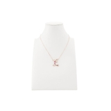 K18 SPG フラワーレターズイニシャルネックレス 大 (E) | Samantha Tiara | 詳細画像3 